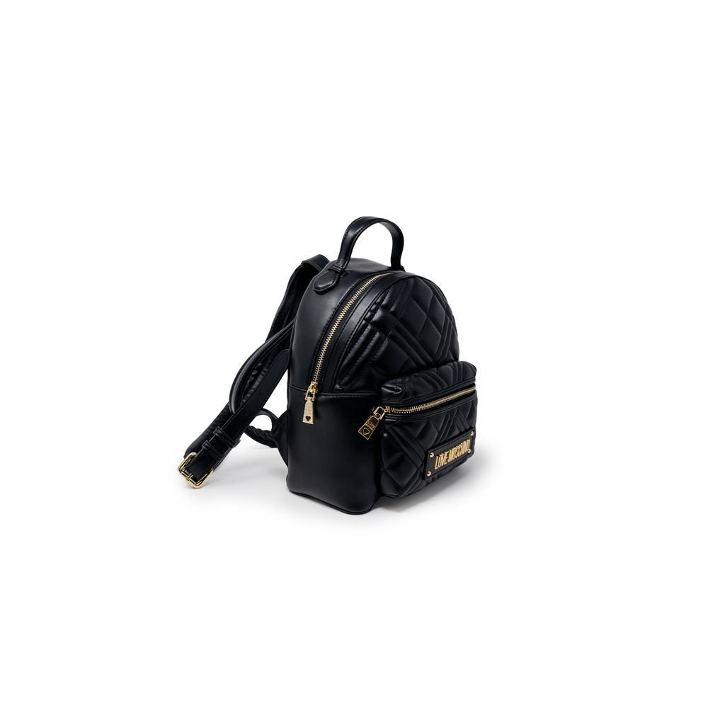 Black Polyethylene Backpack