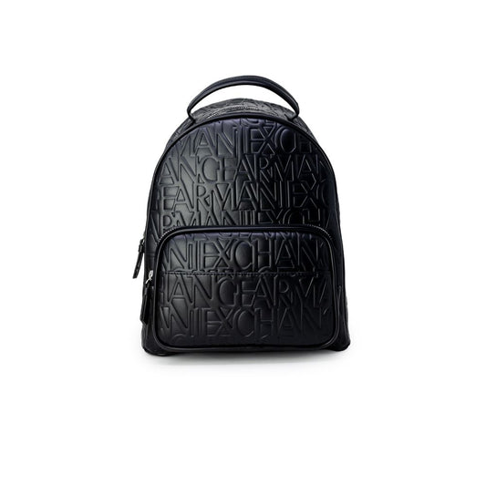 Black Polyester Backpack