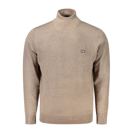 Brown Polyester Sweater