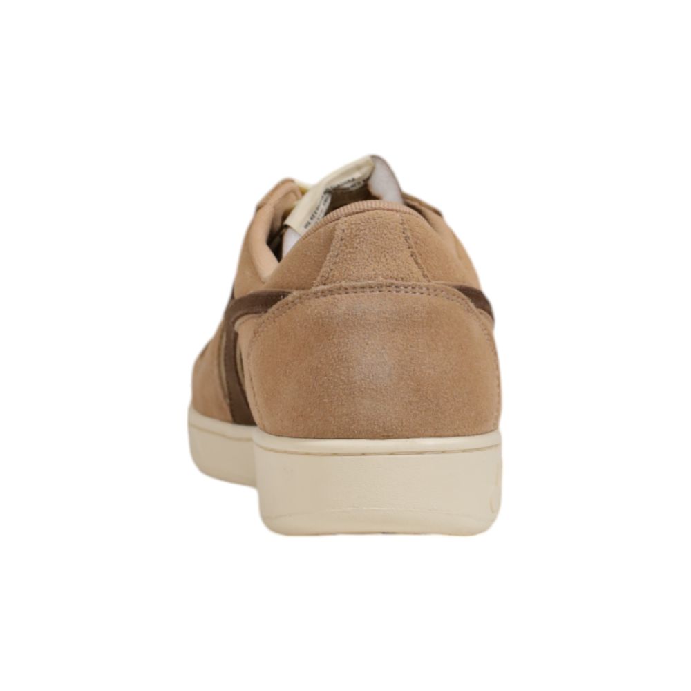 Beige Leather Sneaker