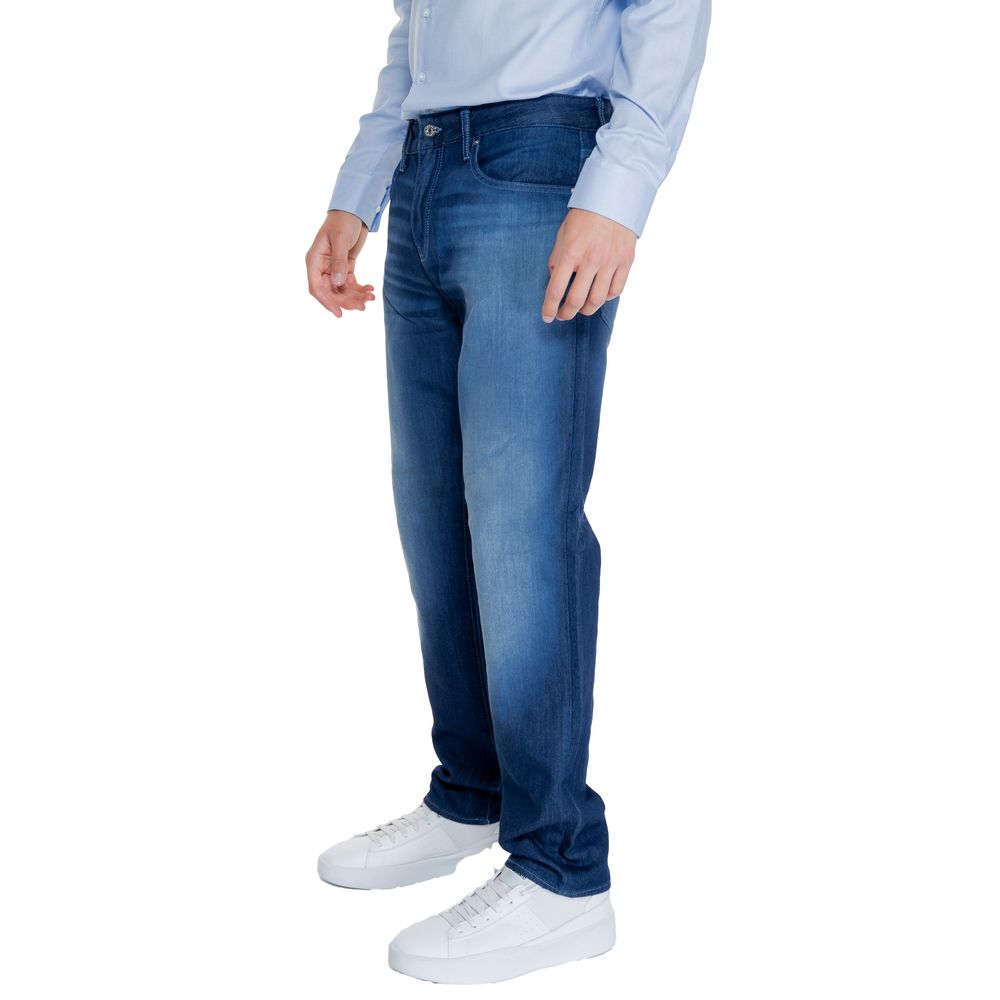 Blue Cotton Jeans & Pant