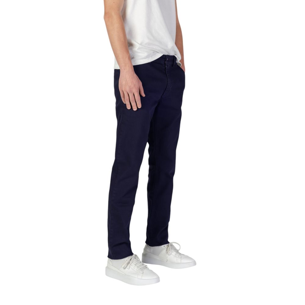 Blue Cotton Jeans & Pant