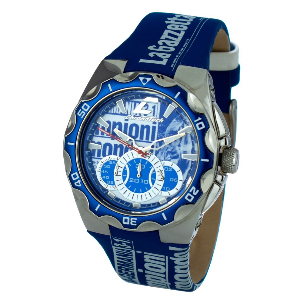 Blue Leather Watch