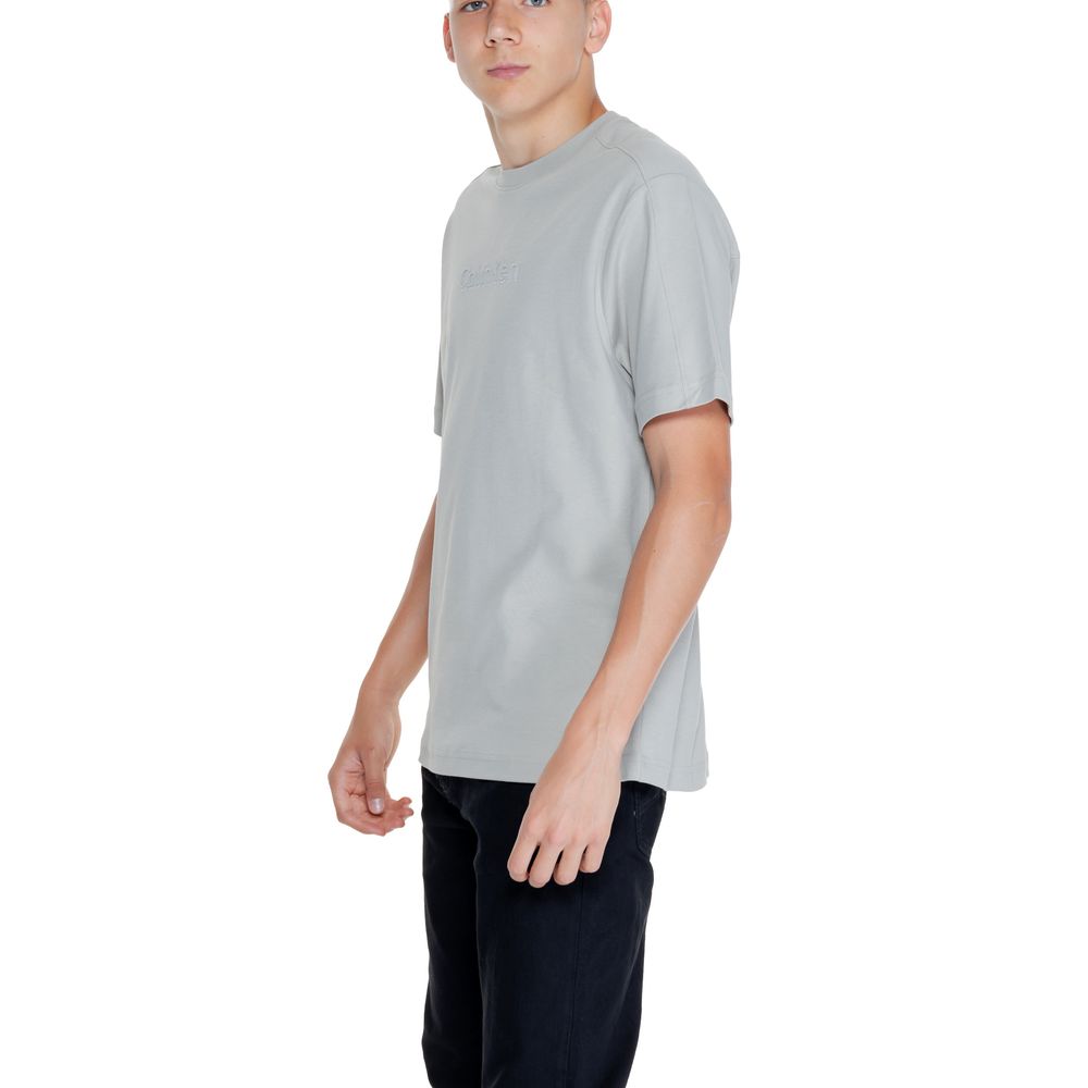 Gray Cotton T-Shirt