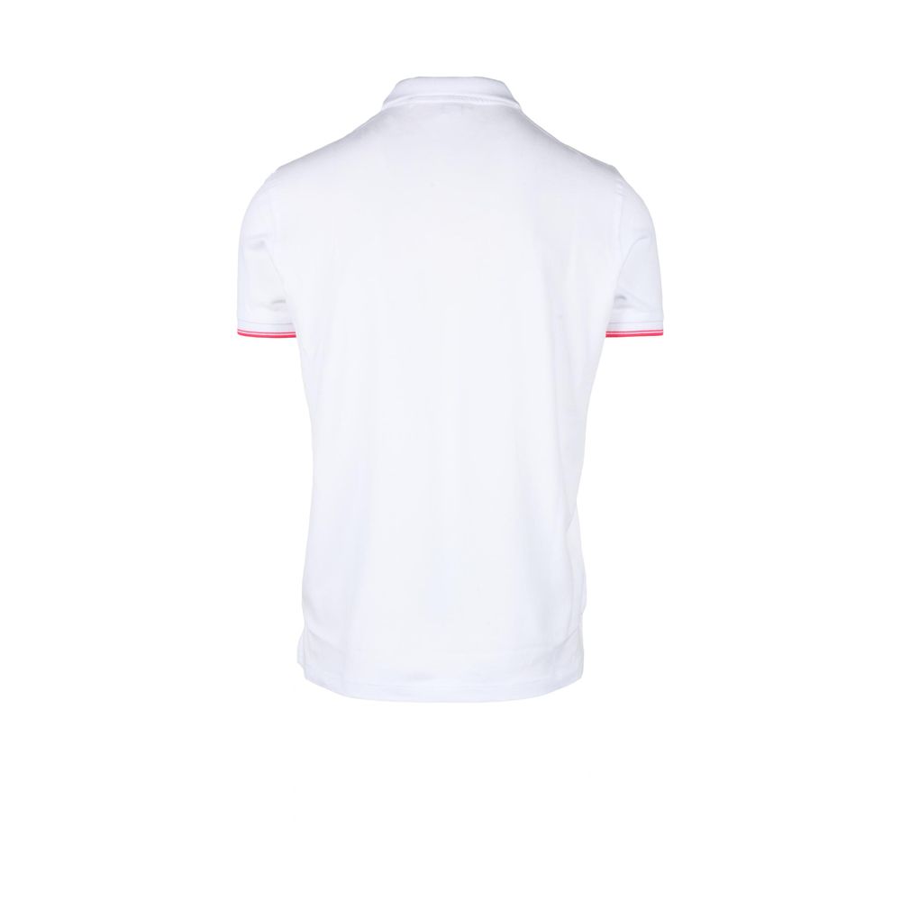 White Cotton Polo Shirt