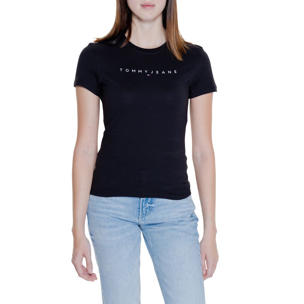 Black Cotton Tops & T-Shirt