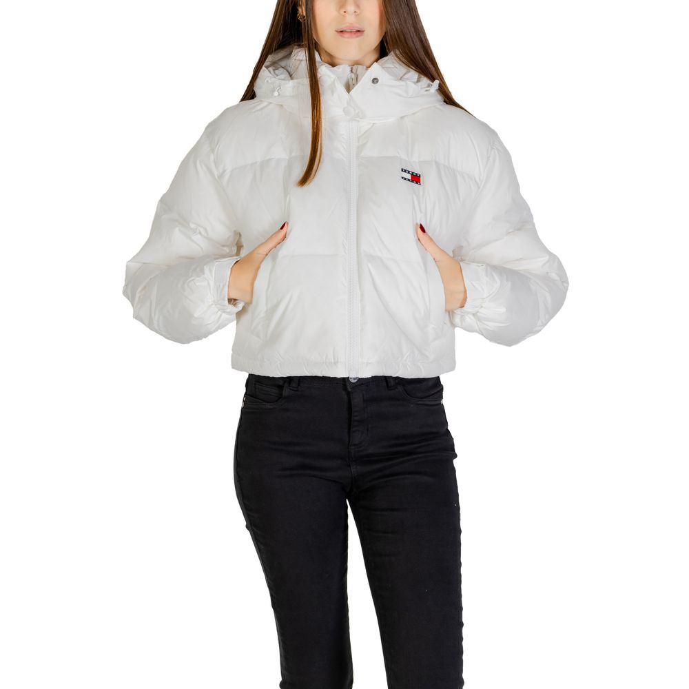 White Recycled Polyester Jackets & Coat