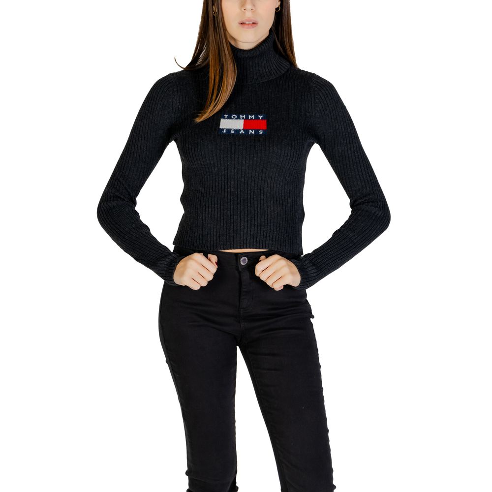 Black Recycled Polyester Sweater