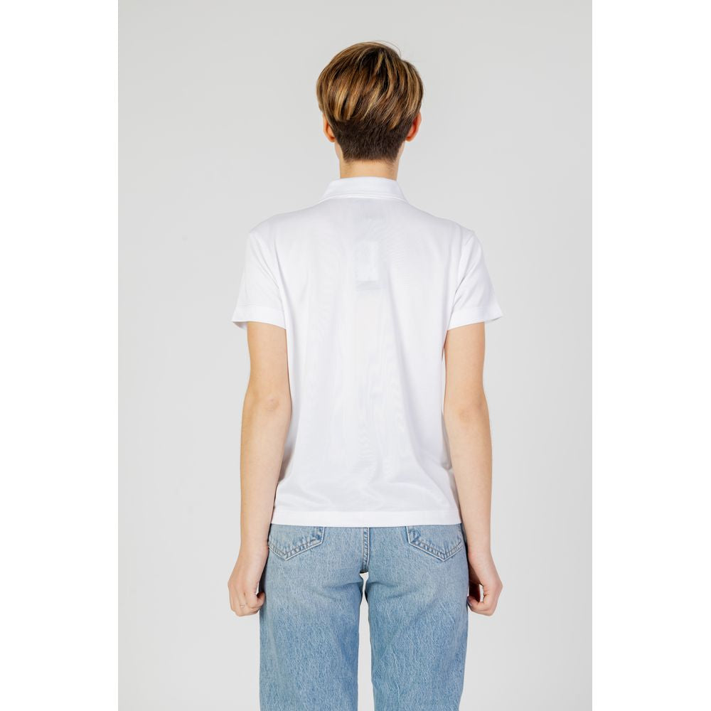 White Polyester Tops & T-Shirt