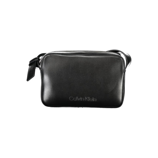 Black Polyester Handbag