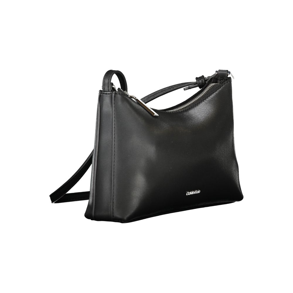 Black Polyester Handbag