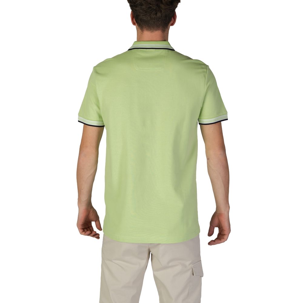 Green Cotton Polo Shirt