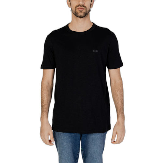 Black Cotton T-Shirt