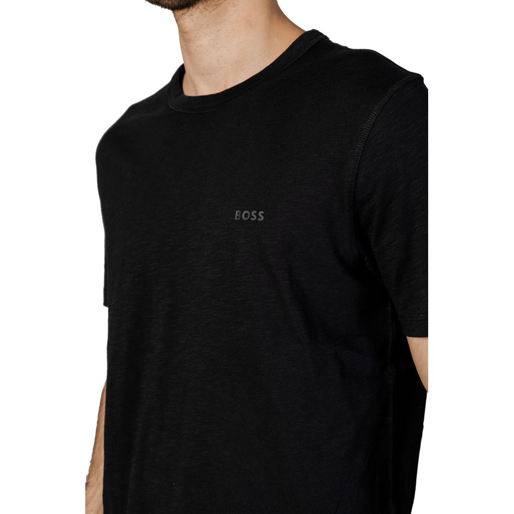 Black Cotton T-Shirt