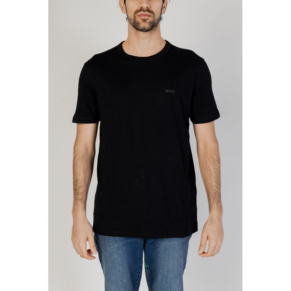 Black Cotton T-Shirt