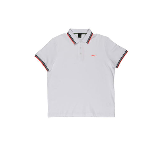 White Cotton Polo Shirt